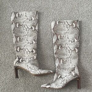 Vince Camuto Hersha snakeskin-print boot